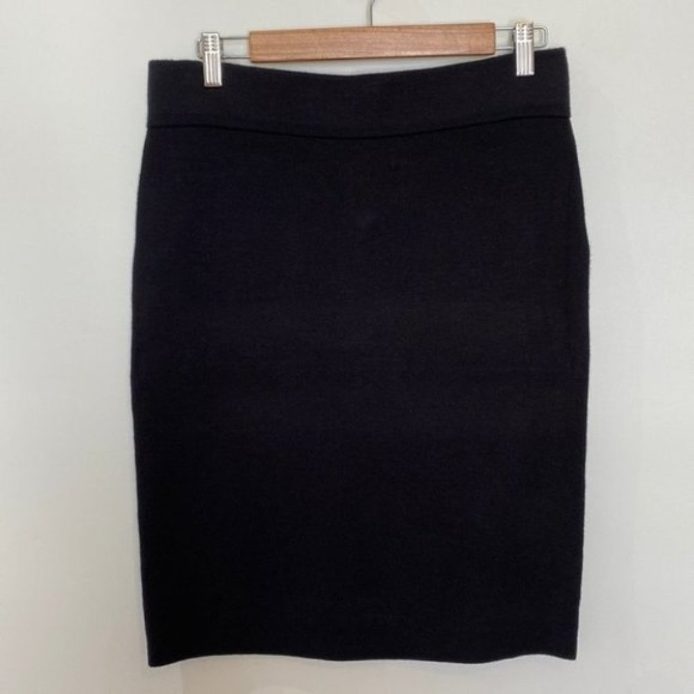 NWT Vero Moda Women Black Knit Bodycon Pencil Skirt Size Large